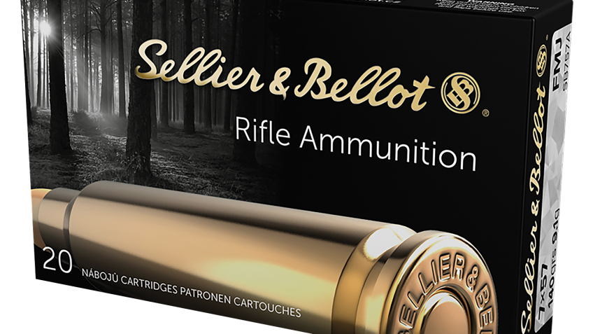 Sellier & Bellot Centerfire Rifle Ammo – 7X57mm Mauser – 140 Grain – 20 Rounds – FMJ