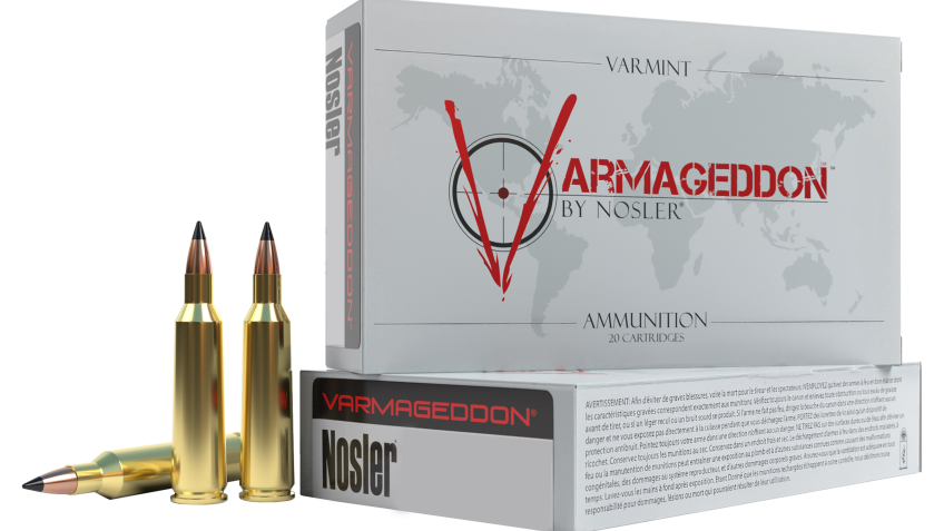 Nosler Varmageddon .223 Remington 62 Grain Centerfire Rifle Ammo