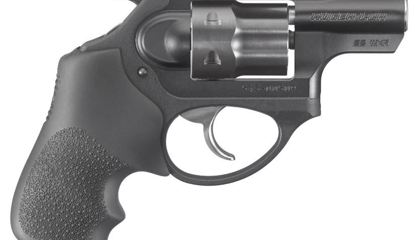 Ruger LCRx Single/Double Action Revolver with Hogue Tamer Monogrip – Black