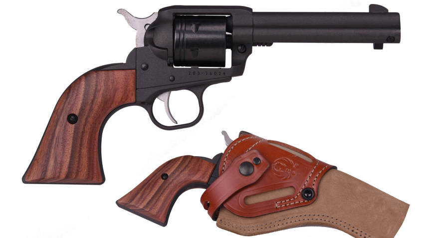 Ruger Wrangler Cowpoke Revolver with Cobalt Cerakote Finish