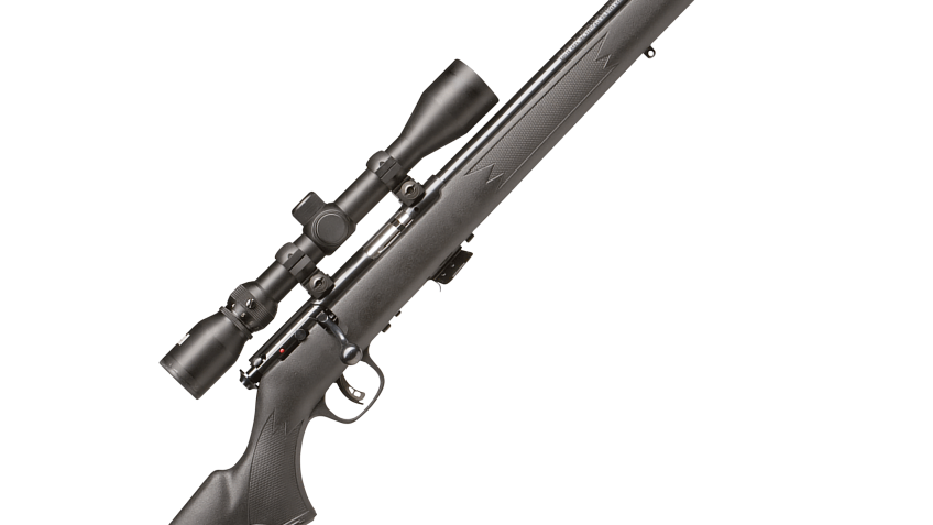 Savage Mark II FVXP Bolt-Action Rimfire Rifle with Scope