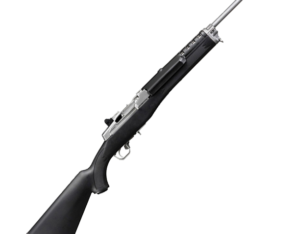 Ruger Mini-14 Ranch Semi-Auto Rifle – Stainless Steel – Synthetic Black