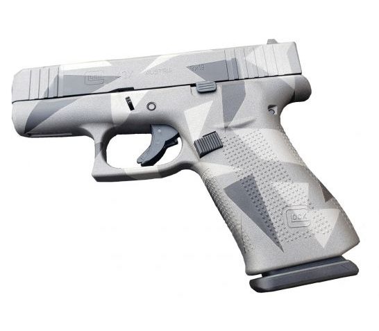 Glock 43X 9mm Luger 3.41in Gray Splinter Cerakote Pistol – 10+1 Rounds