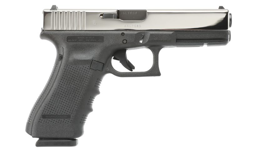 GLOCK 17 GEN4 9MM 4.49" 17RD BLACK/STAINLESS PVD POLISHED