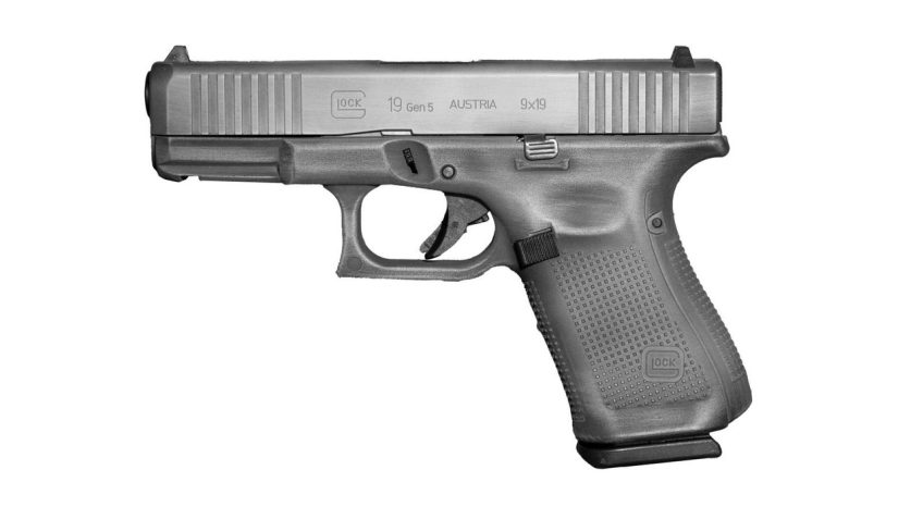 Glock 19 Gen 5 9mm Pistol 4.02" 15rd, Battleworn Gray – PA195S203GBW