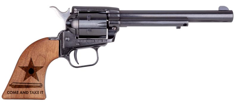 Heritage Firearms Rough Rider Small Bore .22 LR 6.5" Barrel 6-Rounds Come & Take It Grips
