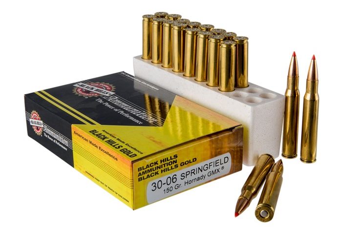 Black Hills Ammunition Centerfire Rifle, Blkhills 1c3006bhgn6  .30-06 150 Gr Gmx       20/5