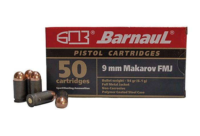 POLYCOATED 9MM MAKAROV HOLLOW POINT AMMO