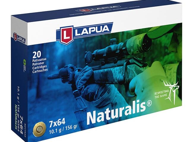 Lapua 7×64 115gr Naturalis Solid Ammo Box of 20 N317322