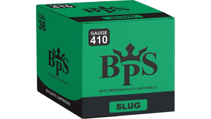 BPS .410 Bore /36 Gauge 7.5 Grain 2.5in Centerfire Shotgun Slug Ammunition, 25 Rounds, 5004