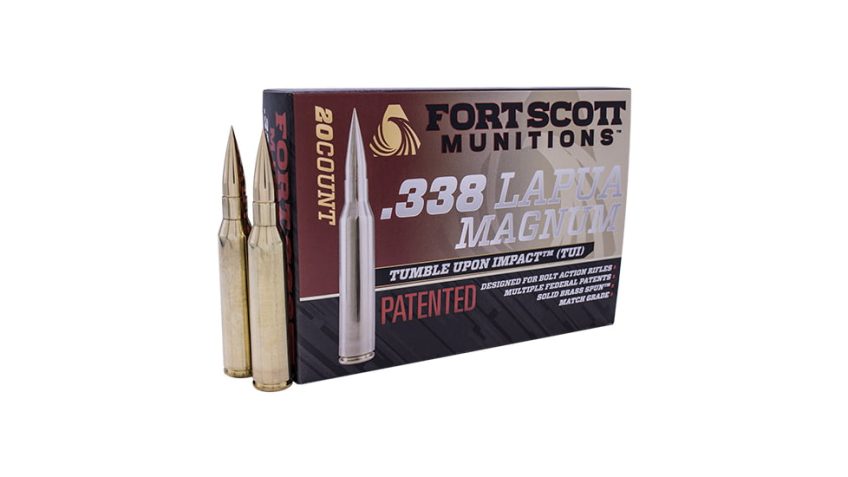 Fort Scott Munitions 338 Lapua Magnum 250 Grain Centerfire Rifle Ammunition, 20 Rounds, 338-250-SBV1