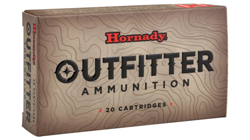 Hornady Outfitter .300 Remington Ultra Magnum 180 Grain Copper Solid CX Brass Cased Centerfire Rifle Ammunition, 20 Rounds, 82084