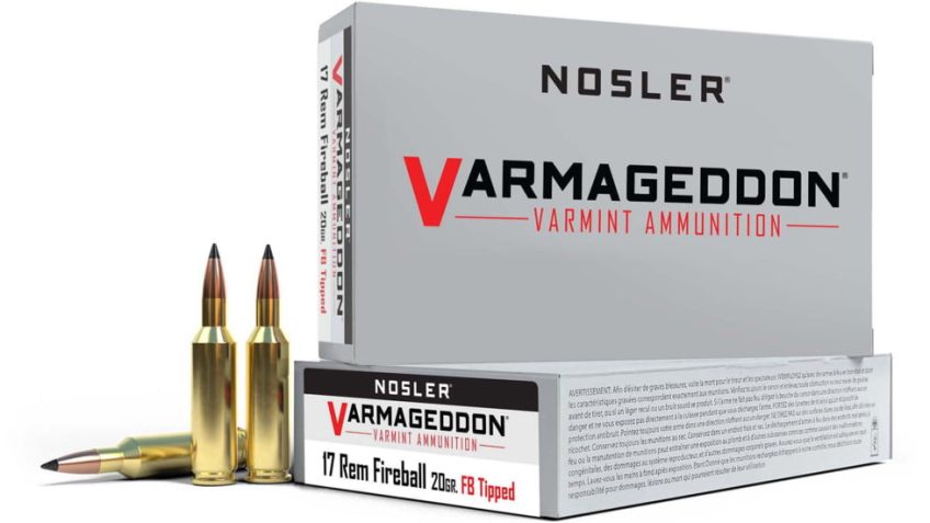 Nosler Varmageddon Rifle Ammunition .17 Rem Fireball 20 gr FB Tipped 4200 fps 20/ct