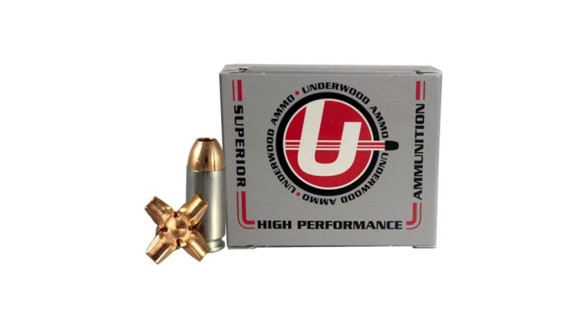 Underwood Ammo Maximum Expansion, 9x19mm Parabellum, 105 Grain, Solid Monolithic, Nickel Plated Brass Case, Centerfire Pistol Ammo, 20 Rounds Box, 154