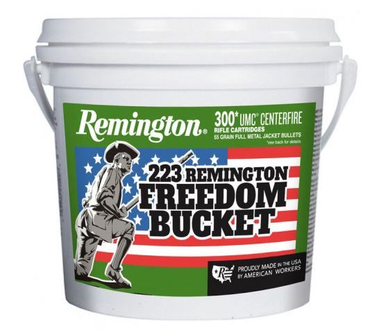 Remington UMC, .223 Remington, 55 Grain, Full Metal Jacket, Brass, Centerfire Rifle Ammo, 300 Rounds, 23897
