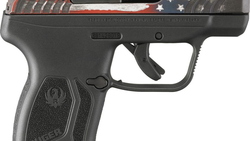 Ruger LCP MAX 380 ACP, 2.8" Barrel, American Flag, Double Action Only, 10r