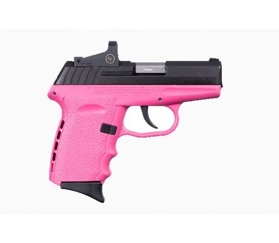 SCCY Industries CPX2CBPKRDE CPX-2 RD 9mm Luger 3.10" 10+1 Black Nitride Stainless Steel Slide Pink