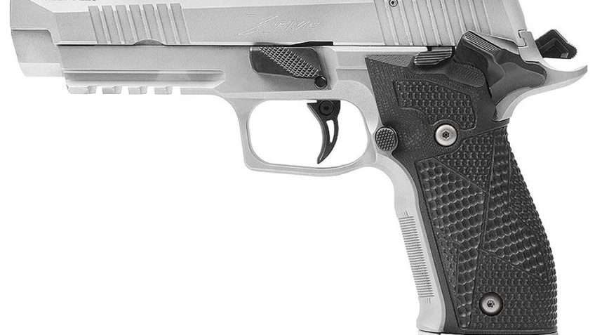 Sig Sauer P226 XFive 9mm 5″ Bull Bbl Stainless Steel Frame w/ 1913 Accessory Rail Incl. (3) 10rd Steel Mags 226X5-9-STAS
