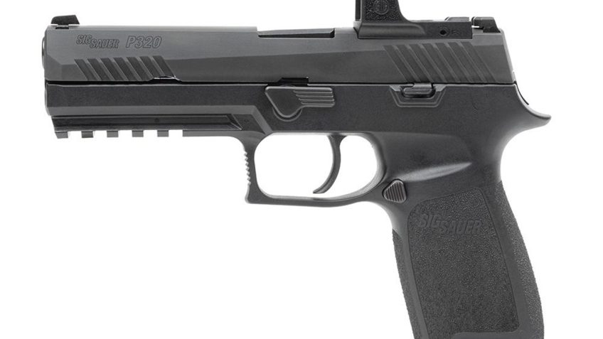 Sig Sauer P320 RXZP 9mm Compact 3.9in, Nitron, Blk, Striker, Mod Poly Grip, (2) 10rd Steel Mag, 3MOA ROMEO ZERO PRO Pistol 320C-9-B-RXZP-10