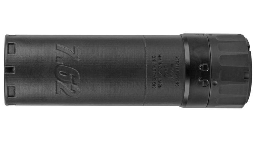 Sig Sauer Suppressor Compact 7.62mm, Iconel, Black, Includes QD Mount