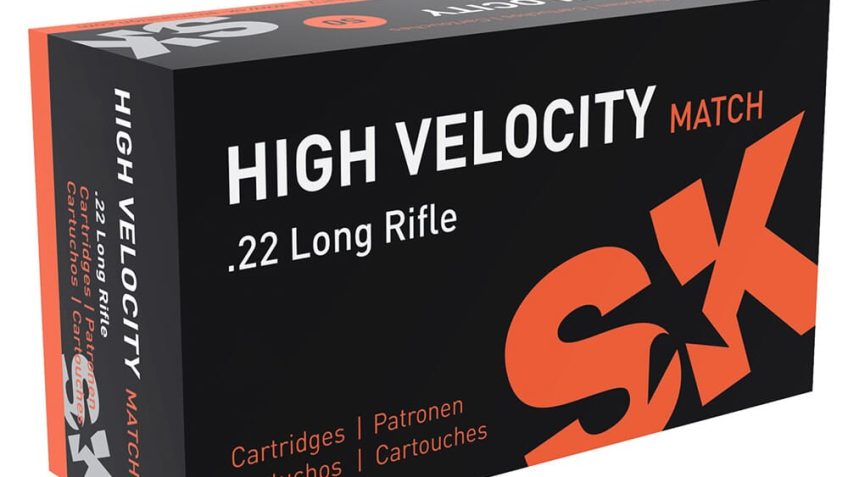 SK Ammunition .22 LR High Velocity Match 40gr Ammunition Box of 50rds 420437
