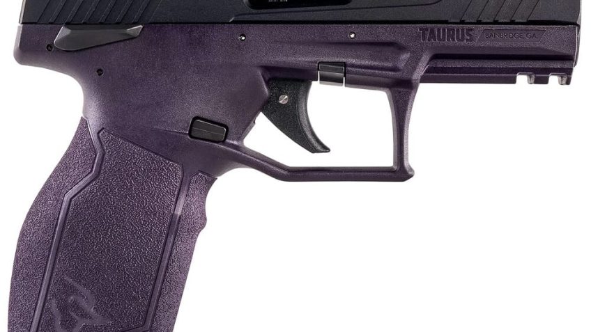 Taurus TX22 22LR 4″ Wine Purple/Bk Pistol w/(2)10rd Mags 1-TX22141P-10
