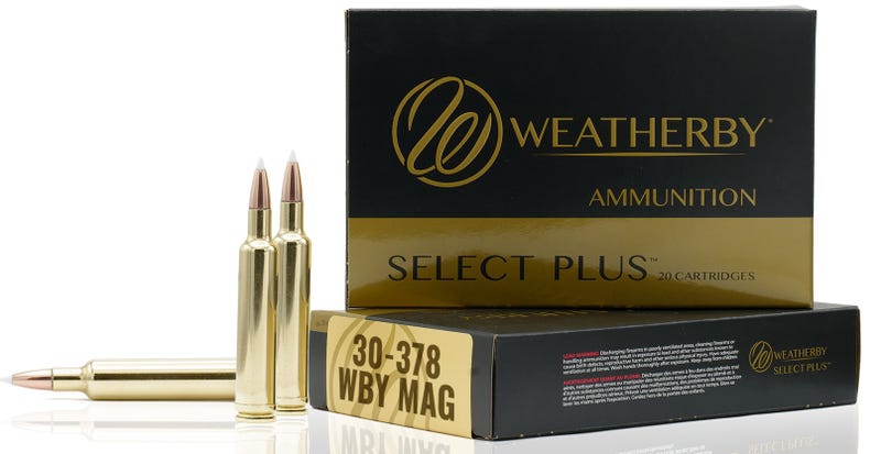 Weatherby Select Plus Brass .30-378 195-Grain 20-Rounds HC