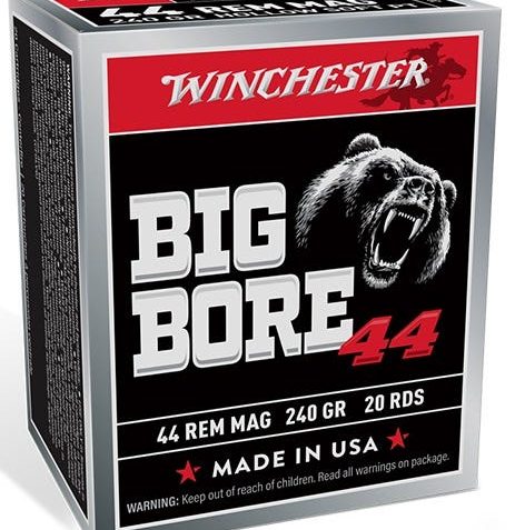 Winchester Big Bore Brass .44 Mag 240-Grain 20-Rounds JSP