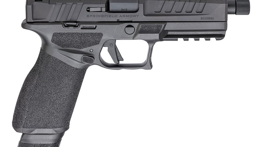 Springfield Echelon 9mm 5.28" 20rd Threaded Barrel Pistol, Black – ECT9459B-3D