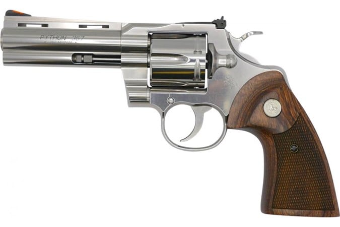 BLEM Colt Python .357Mag 4.25" 6rd, SS – ZPYTHONSP4WTS