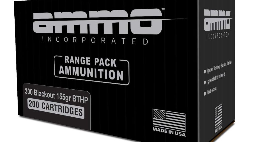 Ammo Inc 300Blackout 155gr BTHP, 200rd Range Pack -300B155BTHP-A200