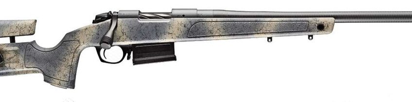 Bergara B-14 HMR Carbon Wilderness Sniper Gray Cerakote Bolt Action Rifle – 7mm PRC – 20in