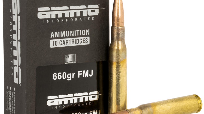 Ammo Inc Signature .50 BMG 660 gr Ammo FMJ – 10rds – 50BMG660FMJA10