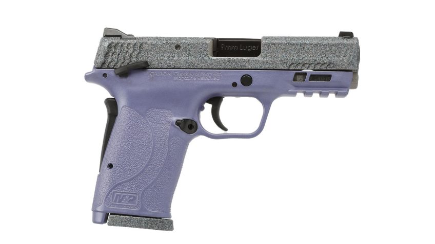 Smith and Wesson M&P9 M2.0 Shield EZ Orchid / Glitter 9mm 3.675″ Barrel 8-Rounds Adjustable Sights