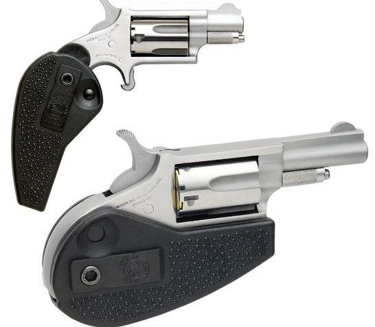NAA Holster Grip with Conversion Cylinder, Revolver, .22 Magnum, Rimfire, 1.625″ Barrel, 5 Rounds