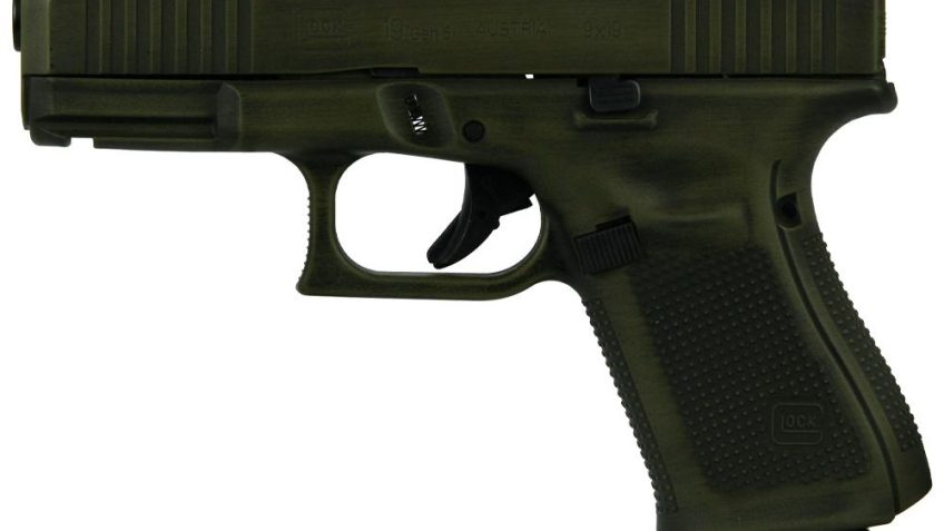 Glock 19 Gen 5 Bazooka Green 9mm 4.02″ Barrel 15-Rounds