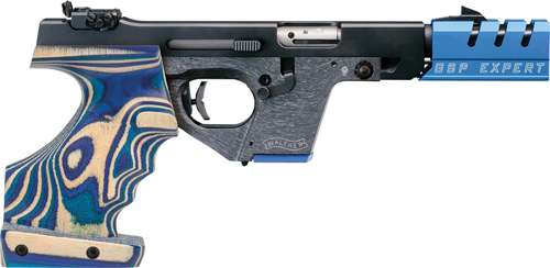 Walther Gsp .22 Expert .22 Lr 4.5" 5rd Blue Grey Aluminum As Right Size L