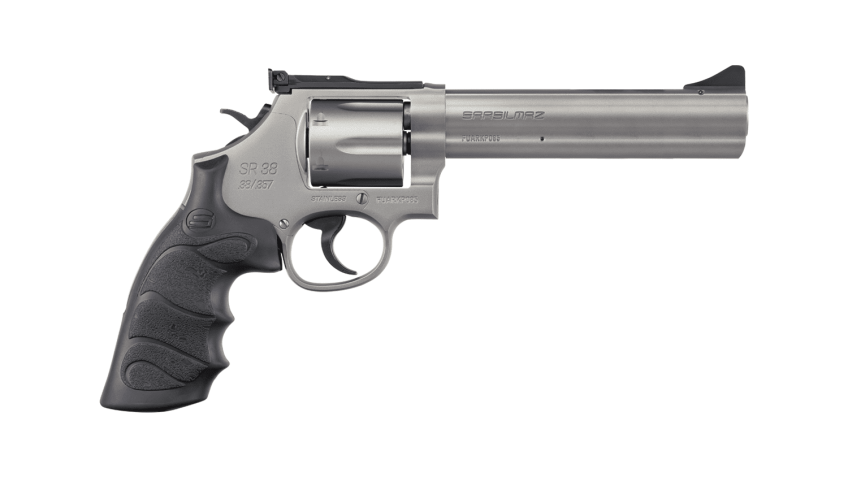 Sar USA SR38 HGR 357 Magnum 6in Stainless Revolver – 6 Rounds