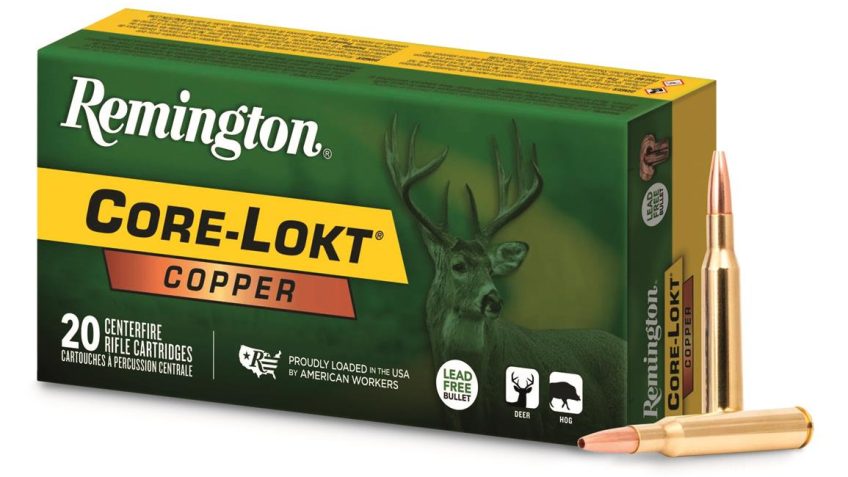 Remington Core-Lokt Copper, .270 Winchester, Copper HP, 130 Grain, 20 Rounds