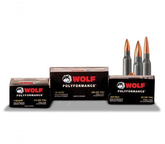 Wolf Performance Ammo Military Classic Steel 7.62 X 54 148-Grain 20-Rounds