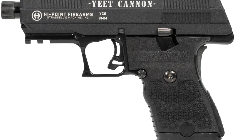 Hi-Point YC9 Yeet Canon 9mm Luger 4.12in Black Pistol – 10+1 Rounds