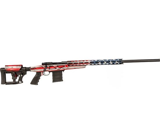 LSI Howa APC Chassis Rifle, Bolt Action, .308 Winchester, 24″ Barrel, American Flag, 10+1 Rds.