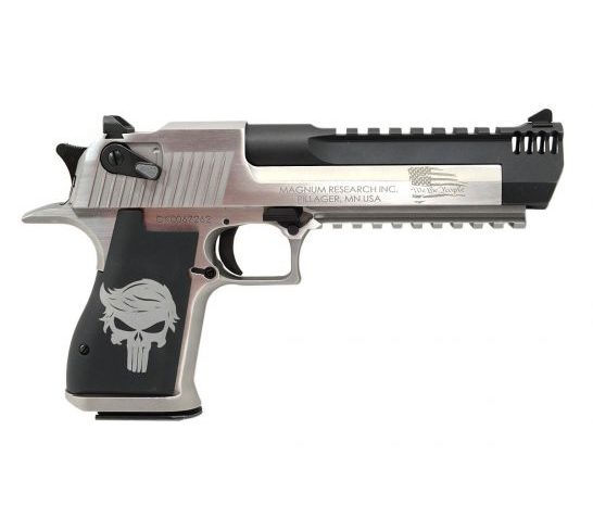Magnum Research Desert Eagle “Trump Punisher” Black / Stainless .50 AE 6″ Barrel 7-Rounds