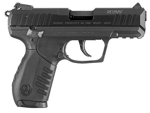 Ruger SR22 Semi-Auto Rimfire Pistol – Blue/Black – 3.5