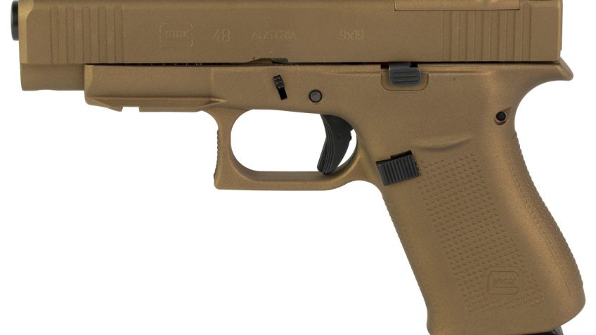 Glock 48 MOS Burnt Bronze 9mm 4.17″ Barrel 10-Rounds