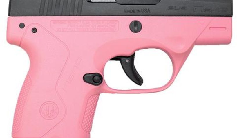 Beretta Nano 9Mm 3" FS 8-Shot Black Matte/Rosa Pink JMN9S65