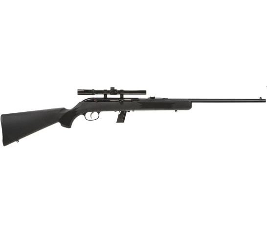 Savage Arms 40000 64 Fxp 22 LR Caliber With 10+1 Capacity, 21" Barrel, Matte Blued Metal Finish, Matte Black Synthetic Stock & NO Accutrigger Right Hand (Full Size) Includes 4X15mm Scope