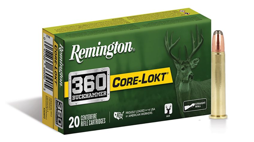 Remington Ammunition R27742   360 Buckhammer 180 GR Soft Point Core-Lokt (Spcl) 20 Bx/10 CS