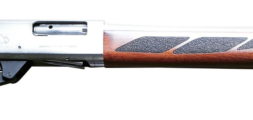 Black Aces Tactical Pro Series L Lever Action Shotgun – Silver  12Ga  18.5" Barrel  Walnut Furniture PSSLSW
