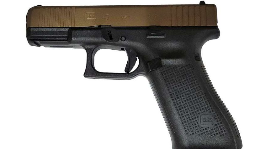 Glock 45 9mm Luger 4.02in Burnt Bronze Cerakote Pistol – 17+1 Rounds